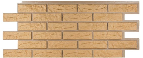 Фасадная панель Техоснастка, Лондон Брик, Бежевый купить в Сухом Логу