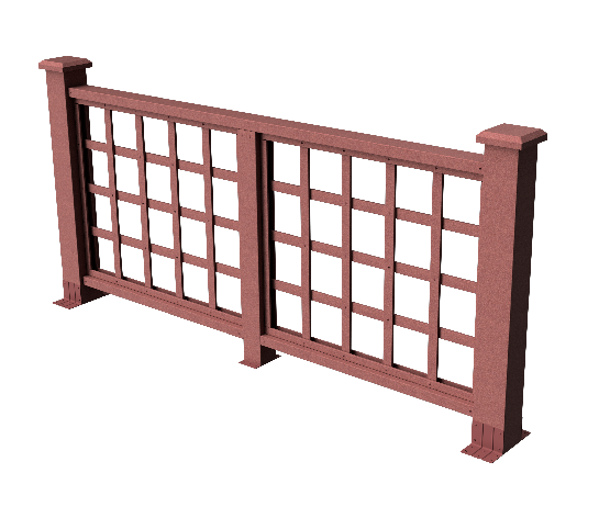 Ограждения декоративное ДПК GRINDERDECO Дувр мербау купить в Сухом Логу