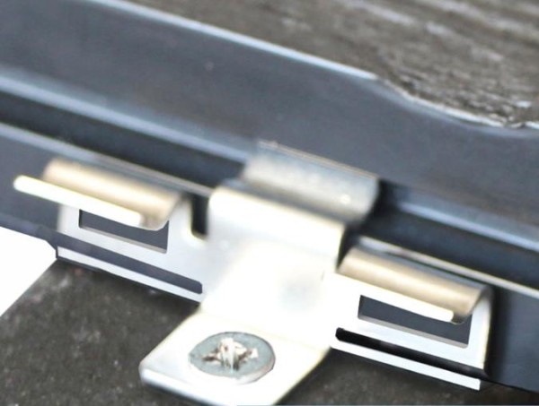 Кляймер промежуточный KRONEX № 7 для каркаса из металлопрофиля и лаги ДПК (упак100 шт) купить в Сухом Логу