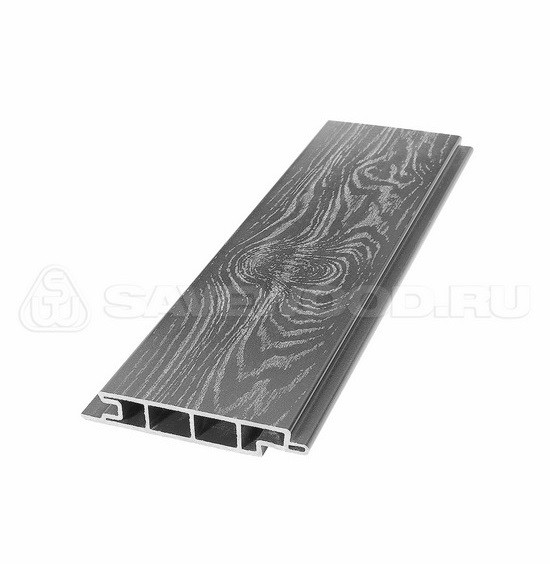 Террасная доска из ДПК SW Padus тангенциальный распил «SaveWood» пепельный купить в Сухом Логу