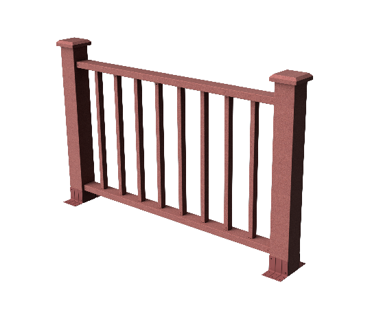 Ограждения декоративное ДПК GRINDERDECO Альма 1500 со скрытым крепежом мербау купить в Сухом Логу