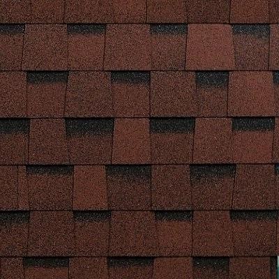 Двухслойная ламинированная черепица Shinglas, серия Фазенда – Красный купить в Сухом Логу