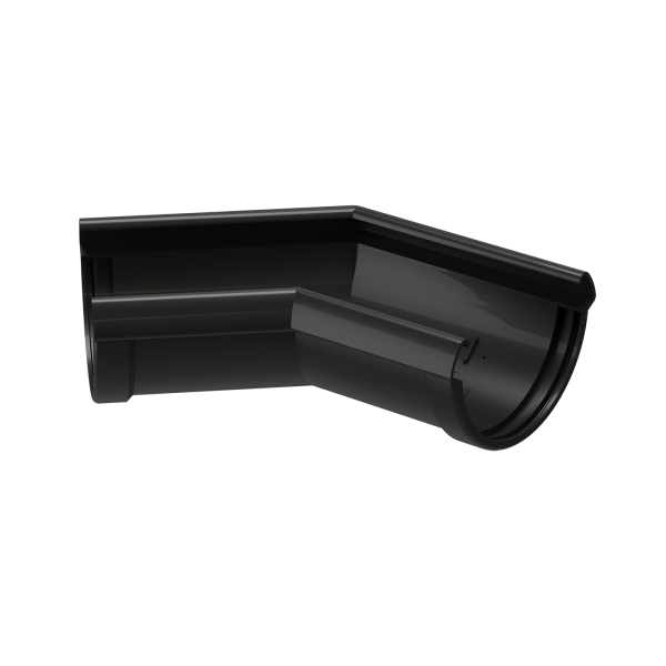 Угол желоба 135° Docke Lux ПВХ - Карбон купить в Сухом Логу