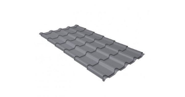 Металлочерепица камея 0,5 Satin RAL 7004 сигнальный серый купить в Сухом Логу