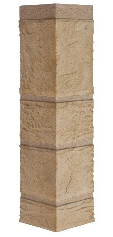 Наружный угол камень (желтый) купить в Сухом Логу