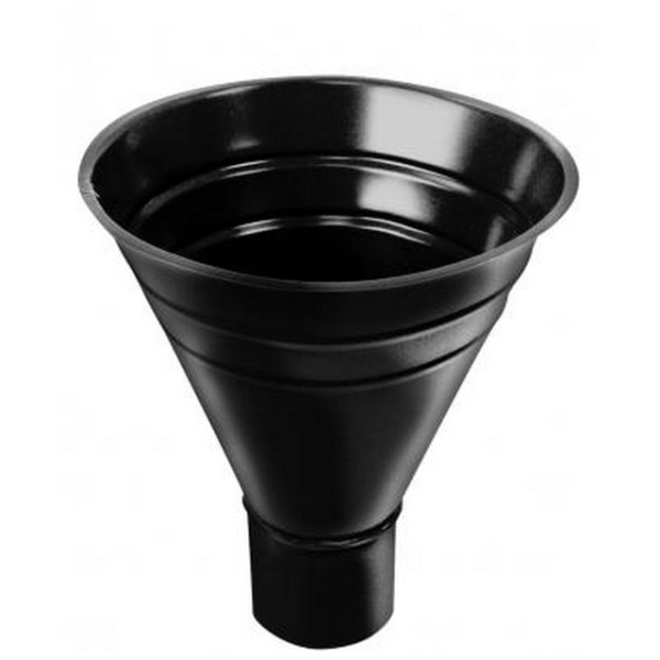 Водосток Grand Line 125x90 –  Воронка водосборная RAL 9005 купить в Сухом Логу