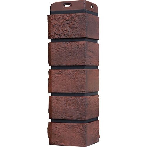 Угол Grand Line состаренный кирпич Элит кофе (жжёный), ШОВ черный купить в Сухом Логу