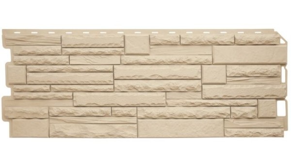 Фасадная панель Альта-Профиль Скалистый камень ЭКО Песчаный купить в Сухом Логу