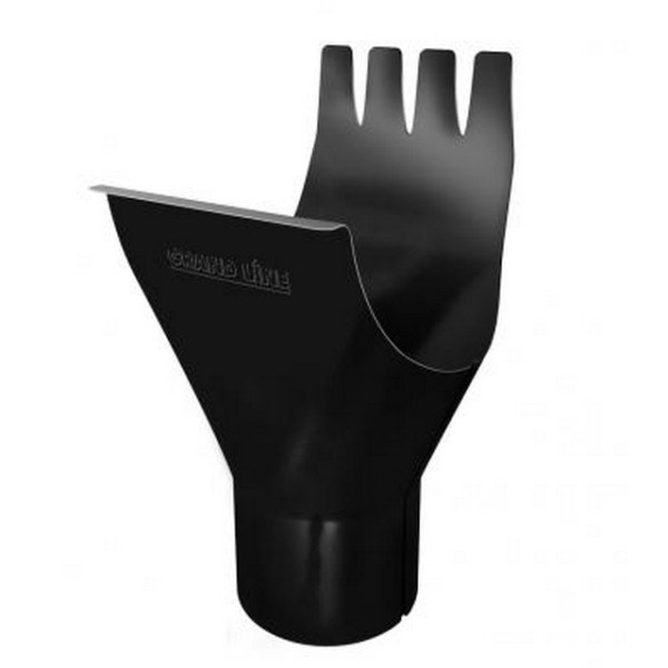 Водосток Grand Line 125x90 – Воронка желоба RAL 9005 купить в Сухом Логу