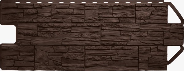 Фасадная панель Альта-профиль Гранд Каньон ЭКО Коричневый купить в Сухом Логу