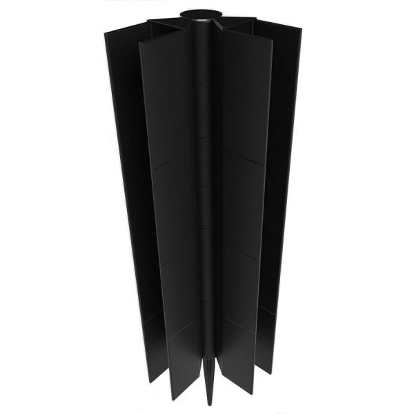 Угловой (стыковочный) шарнир для грядкок ДПК 300мм чёрный купить в Сухом Логу