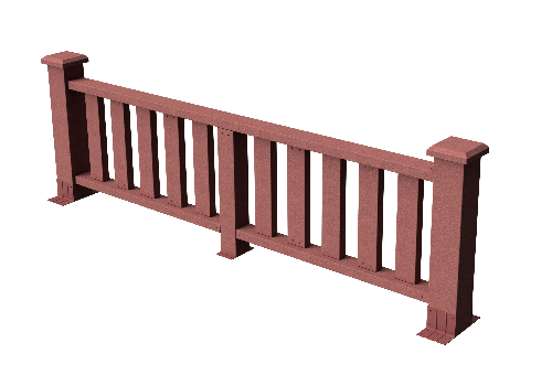 Ограждения декоративное ДПК GRINDERDECO  Эрес мербау купить в Сухом Логу