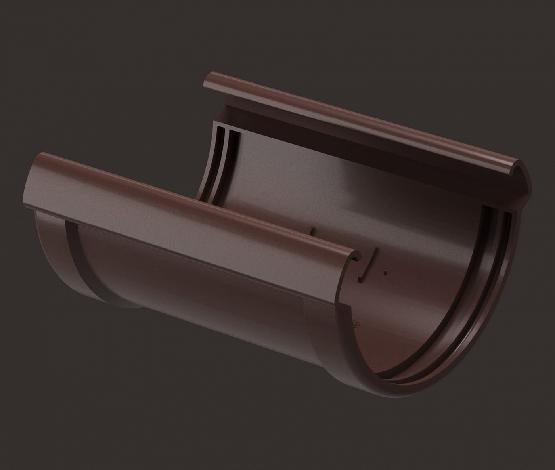 Соединитель Желоба Docke Lux ПВХ - Шоколад купить в Сухом Логу