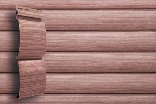 Виниловый сайдинг Grand Line Блок-хаус Tundra - Рябина купить в Сухом Логу