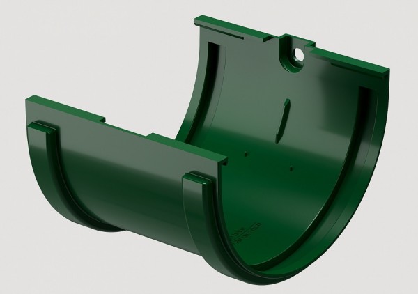 Соединитель желобов ПВХ Docke STANDART зеленый купить в Сухом Логу