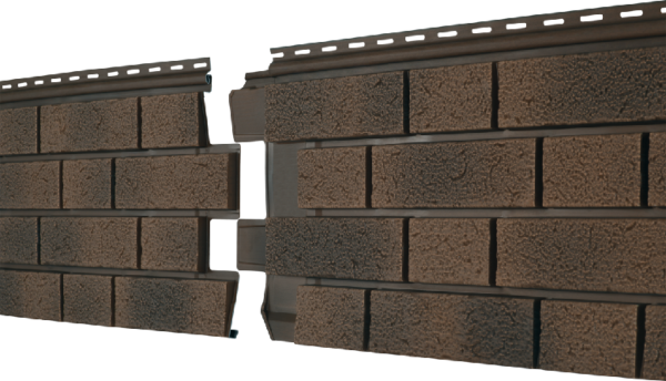 Фасадная панель Ю-пласт Стоун Хаус S-Lock Клинкер Балтик магма купить в Сухом Логу