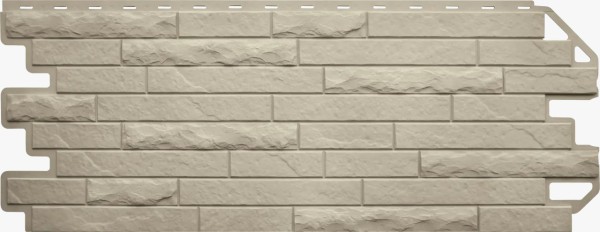 Фасадная панель Цокольный сайдинг Альта-профиль Кирпич-Антик ЭКО Кремовый купить в Сухом Логу