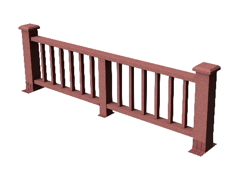 Ограждения декоративное ДПК GRINDERDECO Троя мербау купить в Сухом Логу