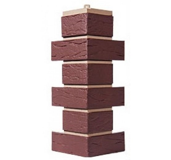 Угол T-Сайдинг-Кирпич Саман Коричневый купить в Сухом Логу
