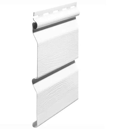 Виниловый сайдинг fineber - "стандарт", белый купить в Сухом Логу