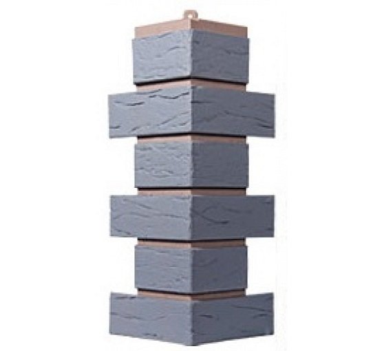 Угол T-Сайдинг-Кирпич Саман Серый купить в Сухом Логу