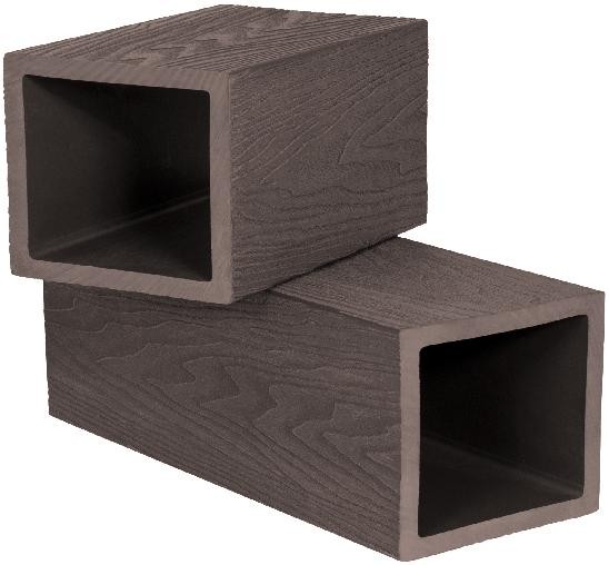 Столб опорный Polivan SINGARAJA 3D фактура дерева, темно-коричневый купить в Сухом Логу