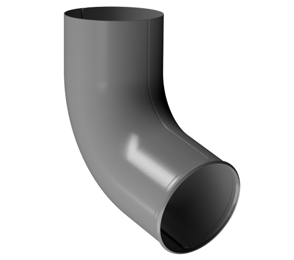 Отвод трубы D90 Döcke STAL PREMIUM Графит, (RAL 7024) купить в Сухом Логу