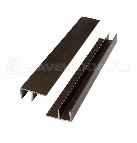 F-профиль ДПК Savewood – Тёмно-коричневый купить в Сухом Логу