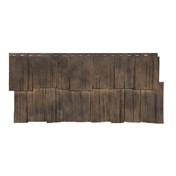 Фасадная панель T-Сайдинг- Щепа Дуб ЭКО-2 Орех купить в Сухом Логу