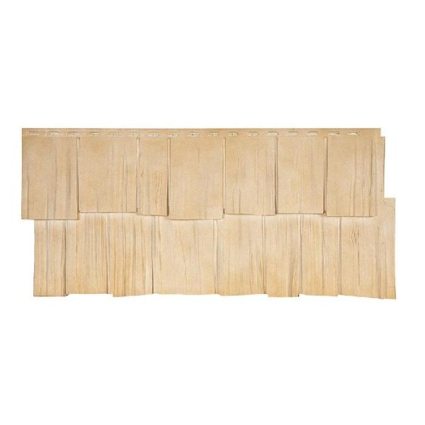 Фасадная панель T-Сайдинг- Щепа Дуб ЭКО-2 Кедр купить в Сухом Логу