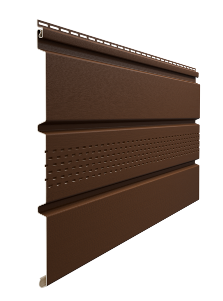 Софит Docke T4 центральной перфорацией Каштан купить в Сухом Логу