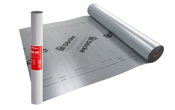 Пароизоляционная пленка c теплоотражающим слоем Docke, BR 90 купить в Сухом Логу