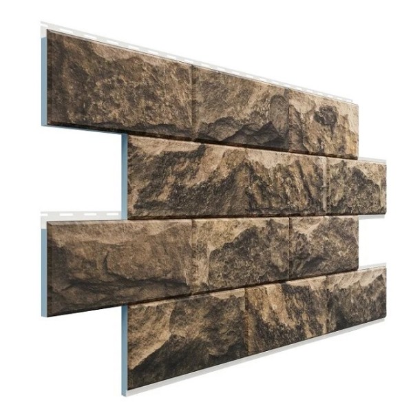 Фасадная термопанель Доломит Дагестанский камень Радонит купить в Сухом Логу