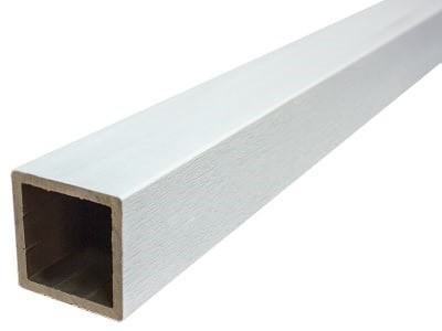 Столб опорный ДПК GardenParkett Белый купить в Сухом Логу