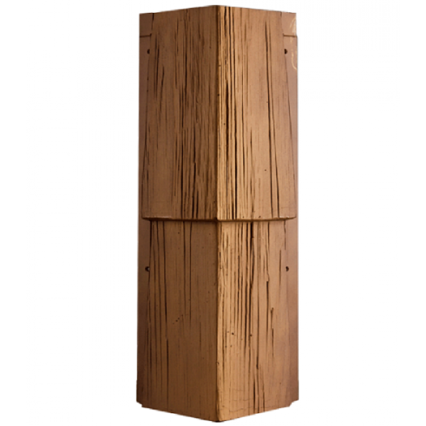 Угол T-Сайдинг-Щепа дуб ЭКО-2 Орех купить в Сухом Логу