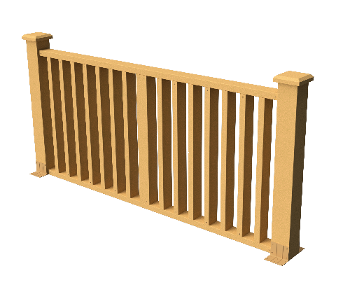Ограждения декоративное ДПК GRINDERDECO  Риальто песчаник купить в Сухом Логу