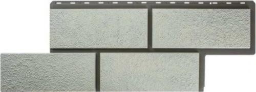 Фасадная панель Альта-Профиль Неаполитанский камень - Белый купить в Сухом Логу