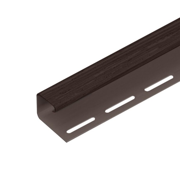 J-профиль TECOS ЛЮКС 3,05м БРАЗИЛЬСКАЯ ВИШНЯ купить в Сухом Логу