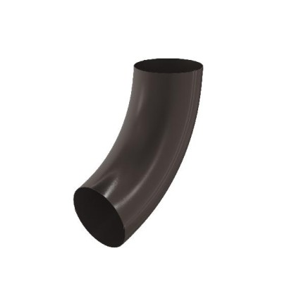 Водосток Aquasistem, система 125x90 -  Колено трубы RR 32 Тёмно Коричневый