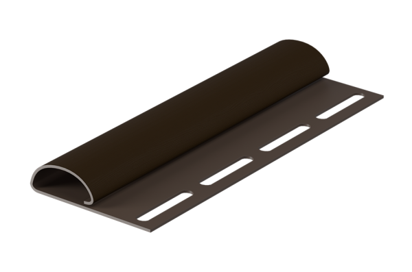 Финишная планка для сайдинга Элит, Коричневая купить в Сухом Логу