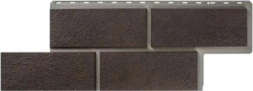 Фасадная панель Альта-Профиль Неаполитанский камень - Коричневый купить в Сухом Логу