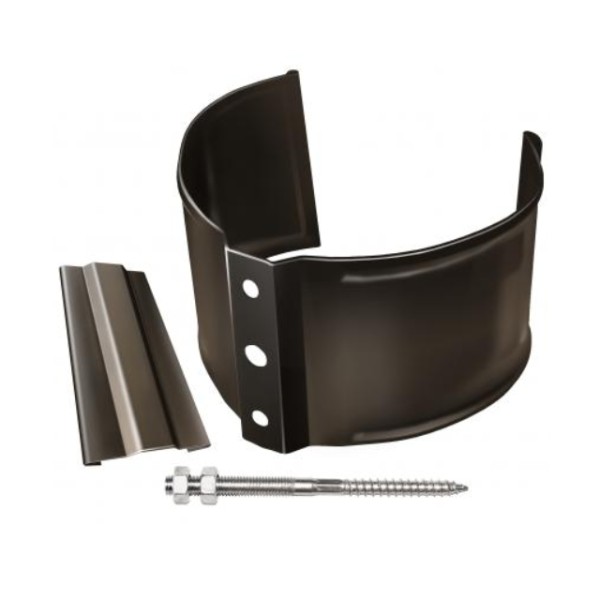 Водосток Grand Line 125x90 – Хомут трубы (на кирпич) RR 32 купить в Сухом Логу