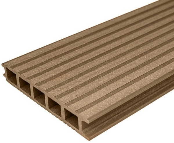Террасная доска из ДПК бесшовная holzhof, Орех купить в Сухом Логу