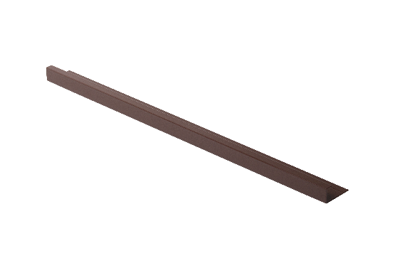 Профиль финишный,алюминиевый, бурый купить в Сухом Логу