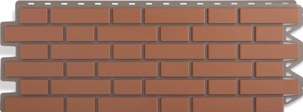 Фасадная панель Альта-Профиль, Кирпич Клинкерный, Красный купить в Сухом Логу