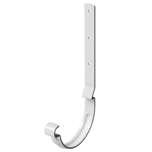 Карнизный крюк длинный D125 Döcke STAL PREMIUM Пломбир, (RAL 9010) купить в Сухом Логу