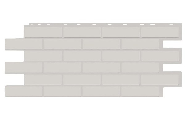 Фасадная панель T-Siding Кирпич Модерн Эко Уайт купить в Сухом Логу
