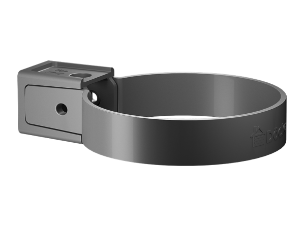 Хомут универсальный для водосточной трубы Docke Premium Графит купить в Сухом Логу