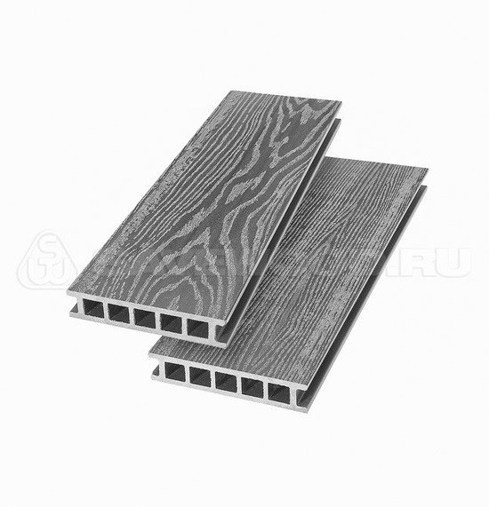 Террасная доска из ДПК SW-Fagus «SaveWood» пепельный купить в Сухом Логу