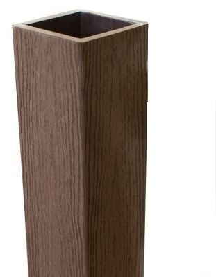 Столб опорный Woodvex Co-Extrusion Темно - Коричневый купить в Сухом Логу